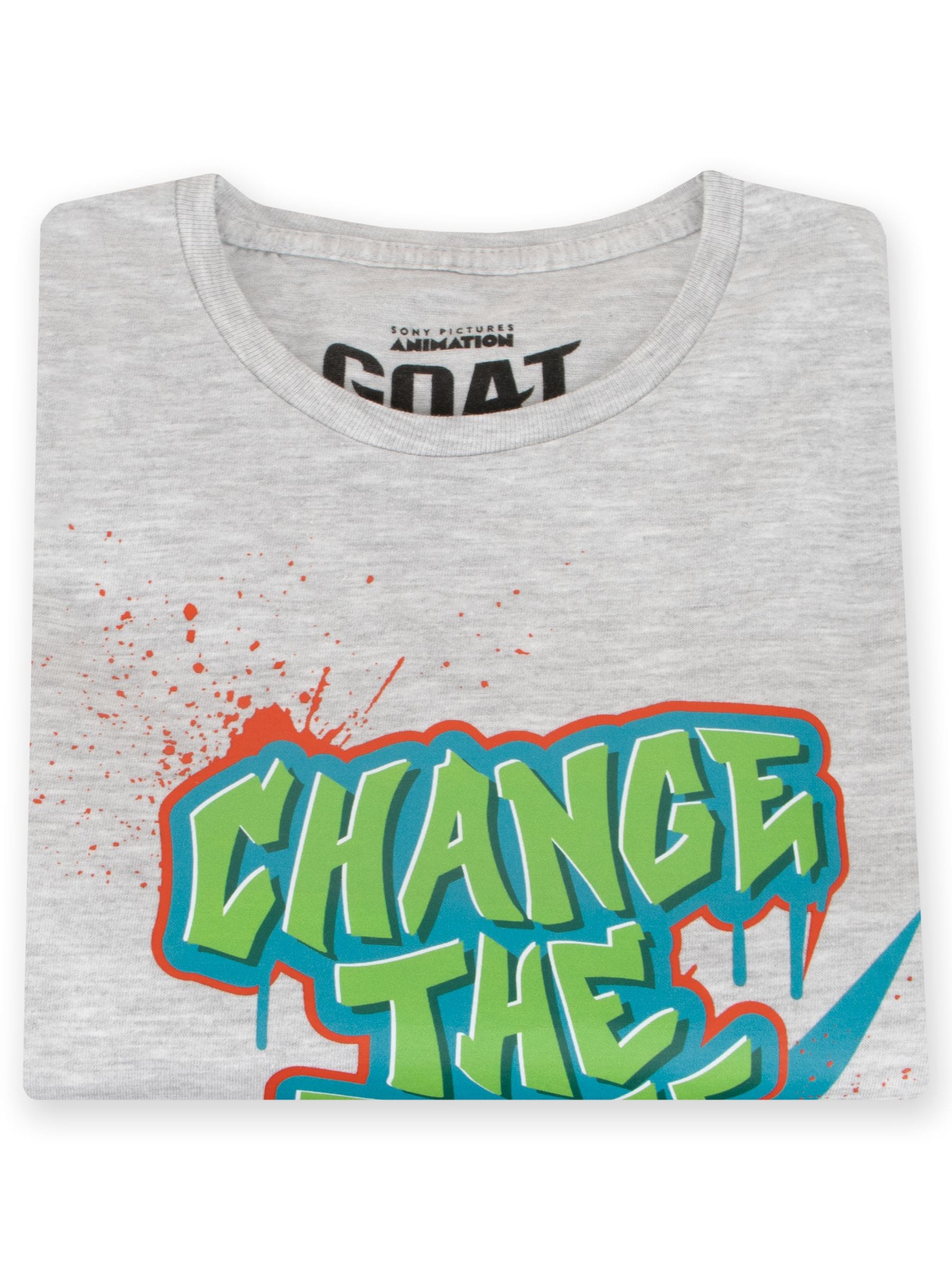 トップス Movie CLOSE CALL Switching Tee/25AW C10 Buy Character Grey Goat The Movie Short Sleeve T-Shirt from the