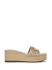 ゴールド - Sam Edelman Pauleena Regular Fit Slider Sandals - 画像 1 / 7