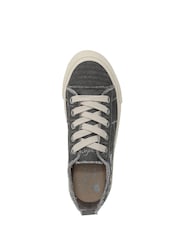 Blowfish Malibu Grey Very Sadie Regular Fit Lace-Up Trainers - Image 6 of 7