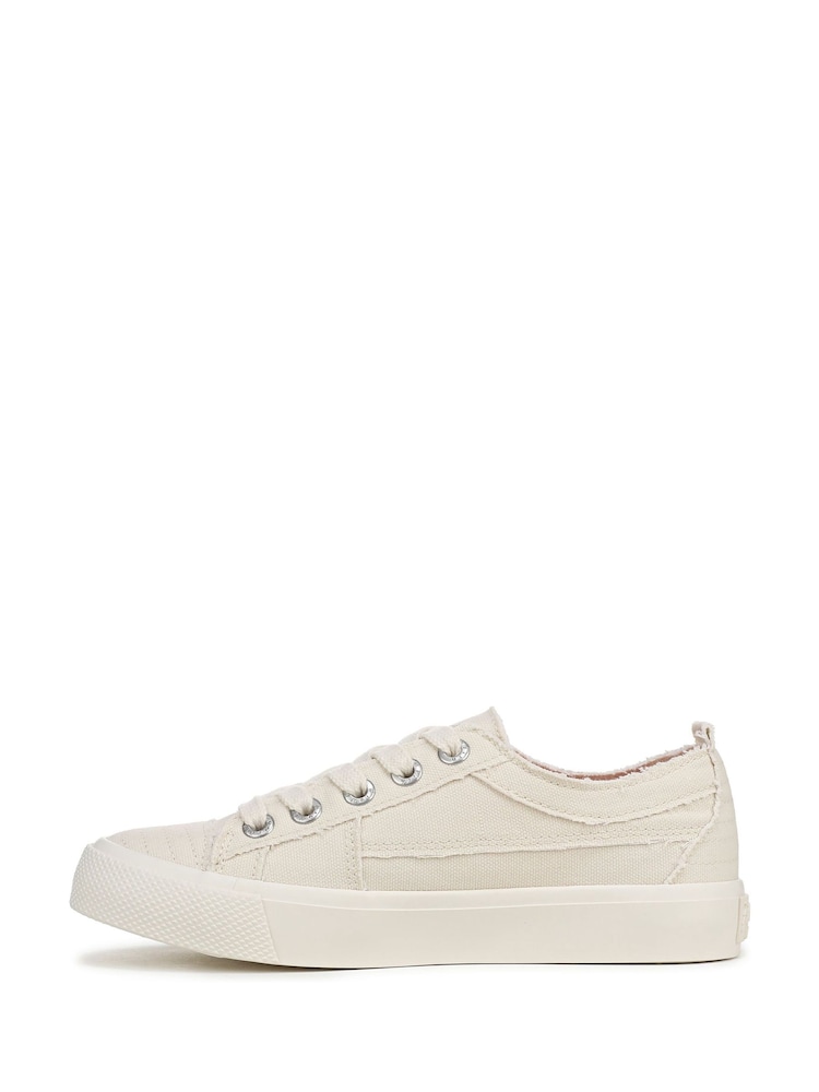 Blowfish Malibu Cream Very Sadie Regular Fit Lace-Up Trainers - Image 2 of 7