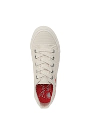Blowfish Malibu Cream Very Sadie Regular Fit Lace-Up Trainers - Image 6 of 7
