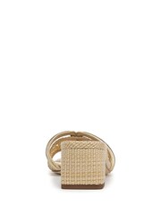 Sam Edelman Gold Waylon Weave Regular Fit Slides - Image 5 of 7