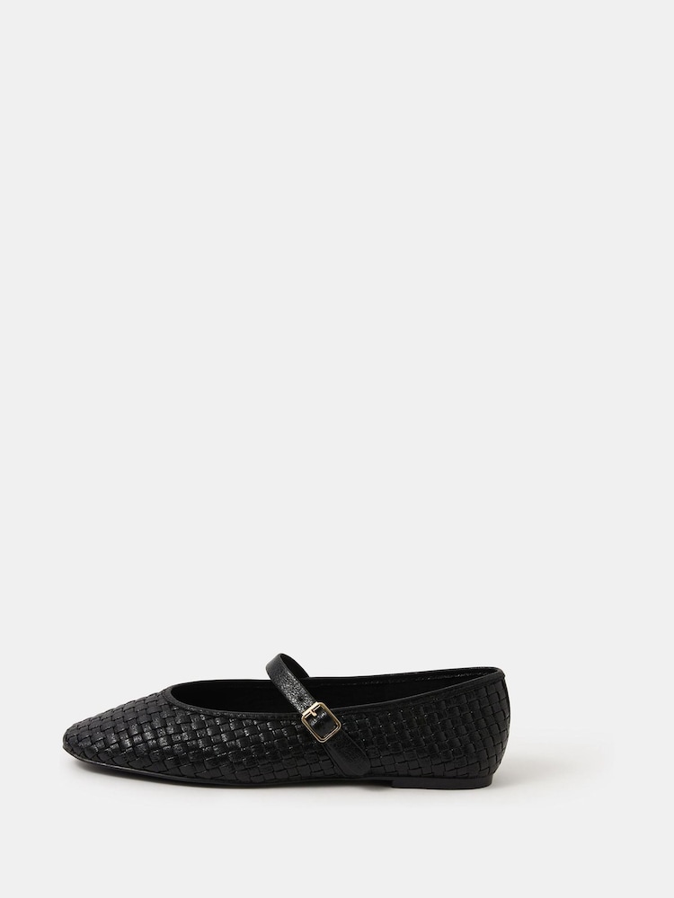 Accessorize gewebte Mary Jane Flats - Bild 2 von 3