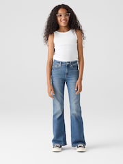 Gap Mid Wash High Waisted '70s Flare Jeans (4-13yrs) - Image 1 of 2