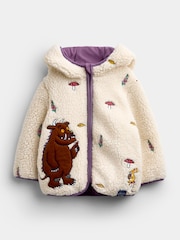Jojo Maman Bébé Cream The Gruffalo Hooded Borg Jacket - Image 1 of 5
