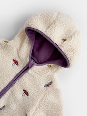 Jojo Maman Bébé Cream The Gruffalo Hooded Borg Jacket - Image 3 of 5