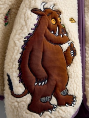 Jojo Maman Bébé Cream The Gruffalo Hooded Borg Jacket - Image 4 of 5