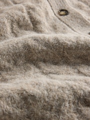 The Set 2 Pack Crew Neck Cable Cardigans Cream/Taupe Brown - Image 5 of 5