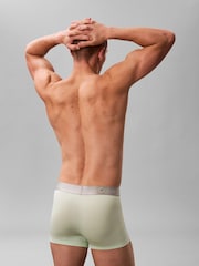 Calvin Klein Blue Micro Stretch Trunks 3 Pack - Image 4 of 5