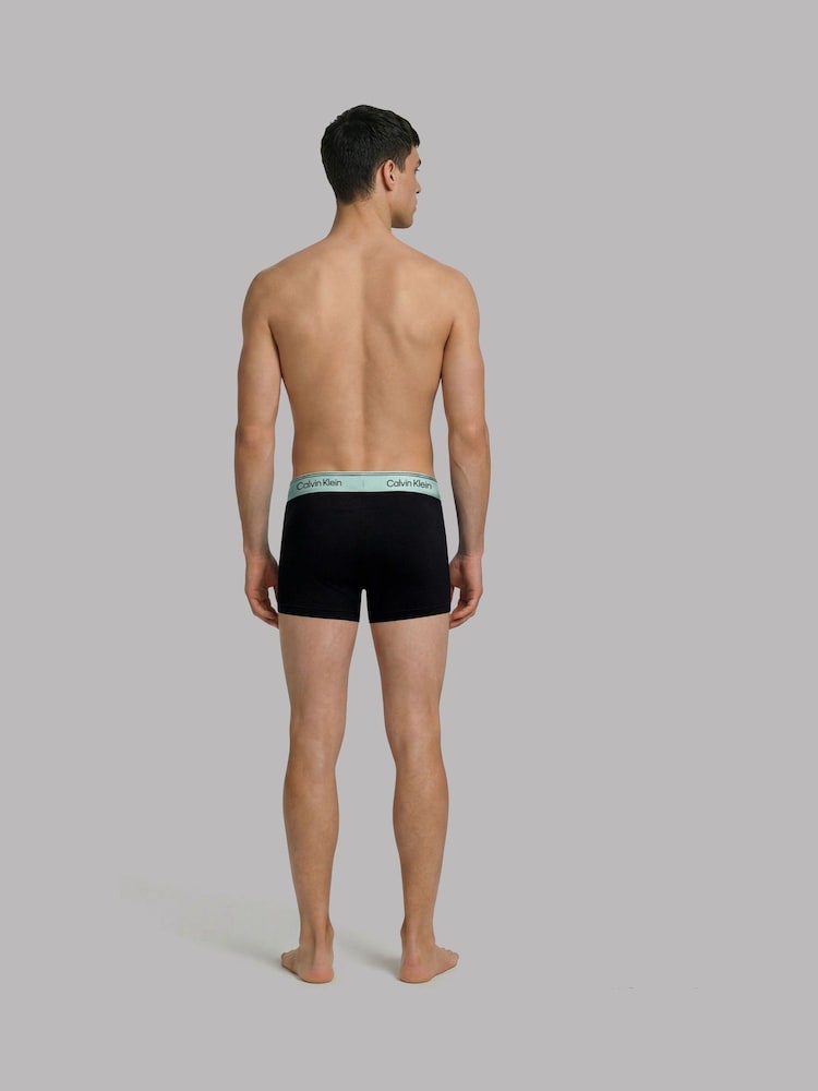 Calvin Klein Black Stretch Boxer Briefs 3 Pack - Image 4 of 4 Calvin Klein Black Stretch Boxer Briefs 3 Pack - Image 4 of 4