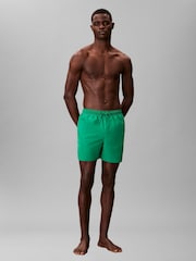 Verde - Calvin Klein Performance Woven Swim Shorts - Imaginea 1 din 6