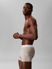 Calvin Klein Blue Icon Cotton Stretch Relaxed Dart Trunks 3 Pack - Image 3 of 5