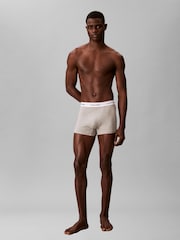 Calvin Klein Blue Icon Cotton Stretch Relaxed Dart Trunks 3 Pack - Image 5 of 5