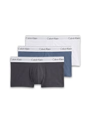 Lot de 3 boxers Calvin Klein taille basse en coton stretch - Image 1 de 4