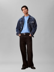 Calvin Klein Blue Monogram T-Shirt - Image 4 of 5