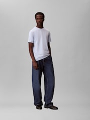 Calvin Klein Blue Micro Logo Crew-Neck T-Shirt - Image 1 of 3