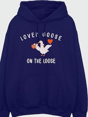 Brands In Blue Lover Goose Hoodie - Image 4 of 5