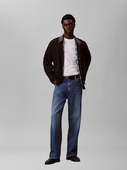 Calvin Klein White Relaxed Script Logo T-Shirt - Image 5 of 5