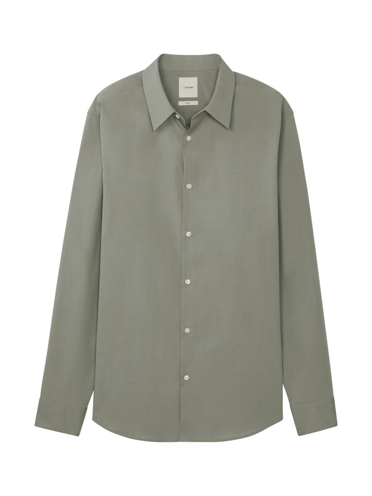 Calvin Klein Slim Stretch Button Down Shirt - صورة 5 من 5