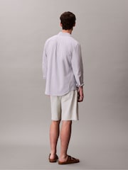 Calvin Klein White 90s Relaxed Denim Shorts - Image 3 of 6