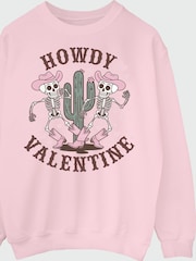 Brands In Pink Valentine's Day Howdy Sweat Top - Image 4 of 5