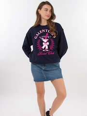 Brands In Blue Valentine's Day Galentine's Social Club Sweat Top - Image 2 of 5