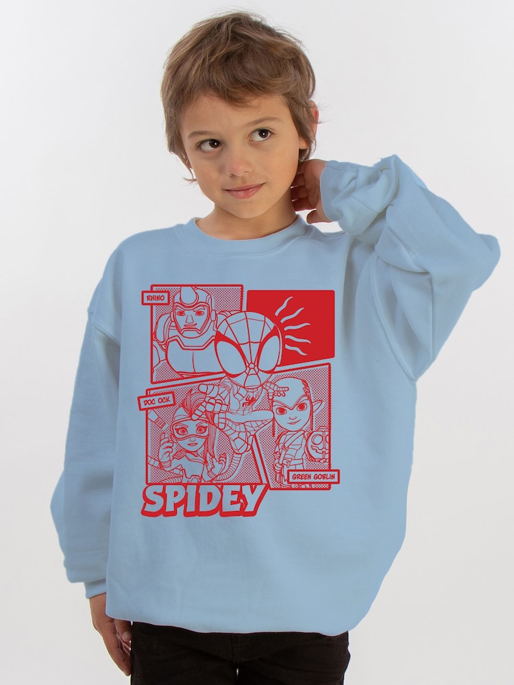 Brands In Marvel Spider-Man Spidey Comic Sweat-topp - Bilde 1 av 5