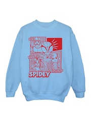 Brands In Marvel Spider-Man Spidey Comic Sweat-topp - Bilde 3 av 5