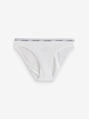 Calvin Klein Black Icon Logo Bikini Briefs 3 Pack - Image 3 of 4
