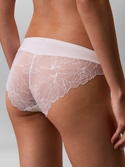 Hvid - Calvin Klein Stretch bikinitrusser med høj talje - Billede 4 af 5