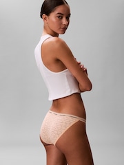 Calvin Klein Orange Icon Lace Bikini Briefs - Image 3 of 5