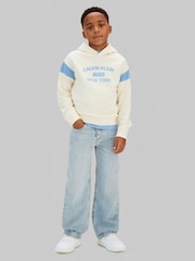 Calvin Klein Yellow Oversized - Fleece Hoodie - Image 3 of 5