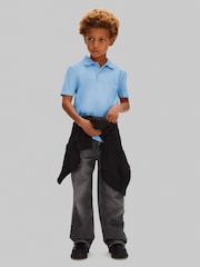 Calvin Klein Blue Cotton Polo Shirt - Image 4 of 5