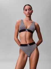 Calvin Klein Black Thong Thong - Stretch - Image 1 of 6