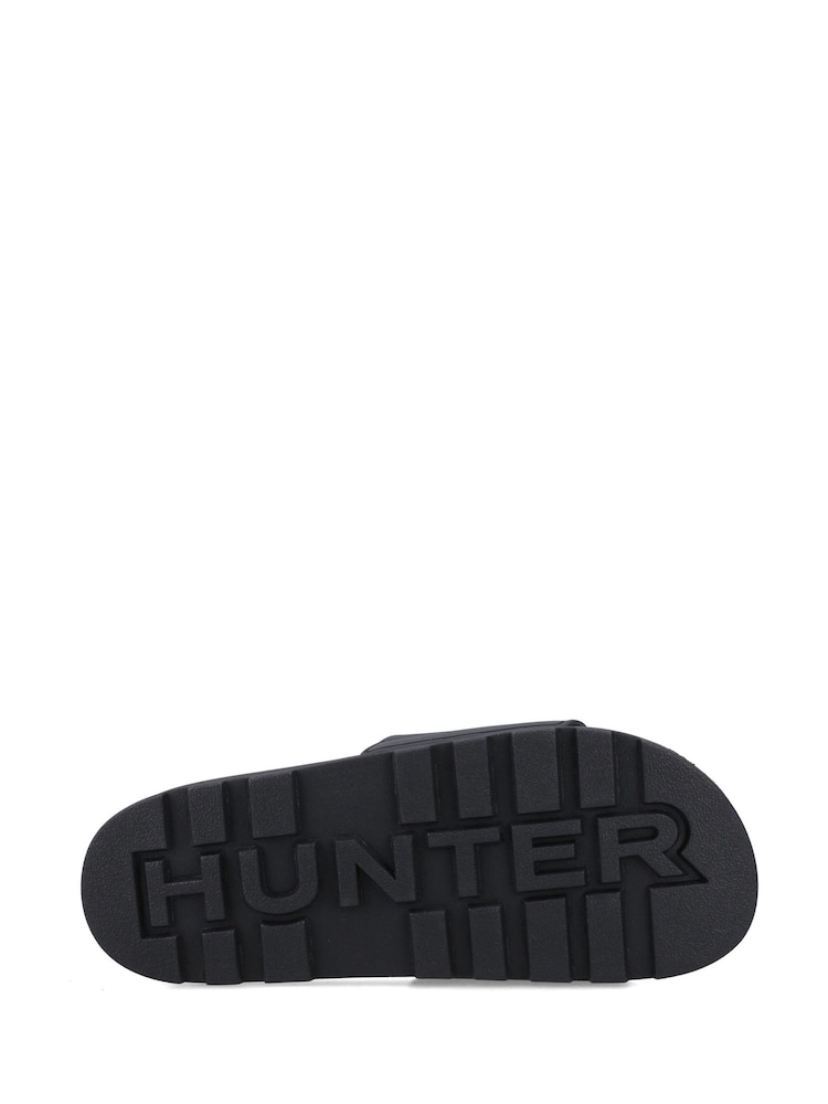 Hunter Black Core Embossed Sliders - Image 4 of 4