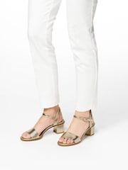 Geox Gold Aurely 50 Sandals - Image 1 of 6