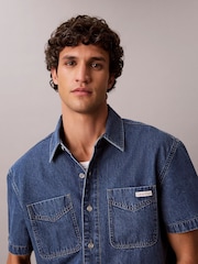 Camisa vaquera de manga corta de Calvin Klein - Imagen 3 de 6