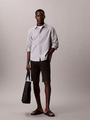 Calvin Klein Black Slim Denim Shorts - Image 2 of 5