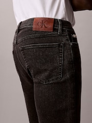 Calvin Klein Black Slim Denim Shorts - Image 5 of 5