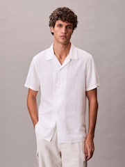 Calvin Klein White Woven Shirt - Image 4 of 6