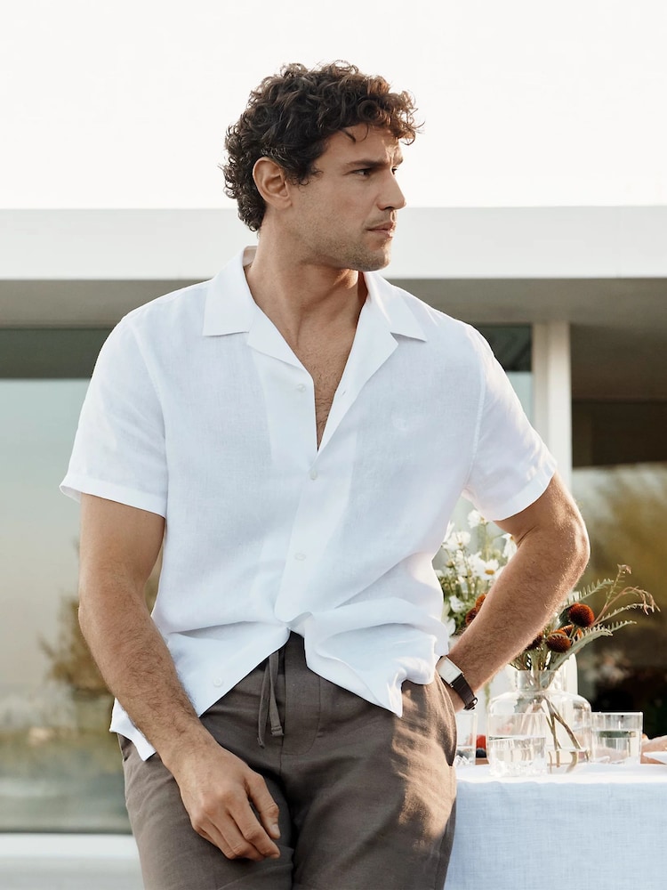 Calvin Klein White Woven Shirt - Image 6 of 6 Calvin Klein White Woven Shirt - Image 6 of 6