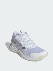 adidas White Crazyflight 6 Mid Indoor Shoes - Image 1 of 4
