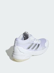 adidas White Crazyflight 6 Mid Indoor Shoes - Image 2 of 4