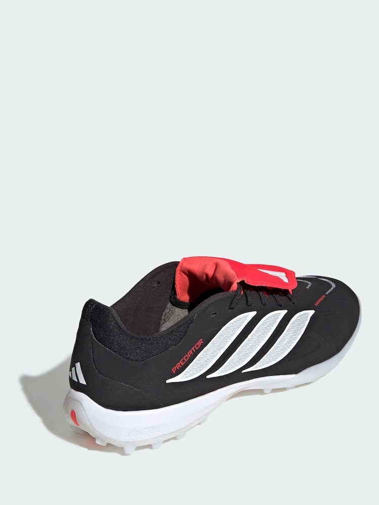 adidas Black Predator Pro Fold-Over Tongue Turf Football Shoes - Image 2 of 4 adidas Black Predator Pro Fold-Over Tongue Turf Football Shoes - Image 2 of 4