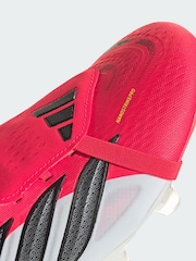 adidas Red Predator Pro Fold-Over Tongue Firm Ground Football Boots - Image 3 of 4