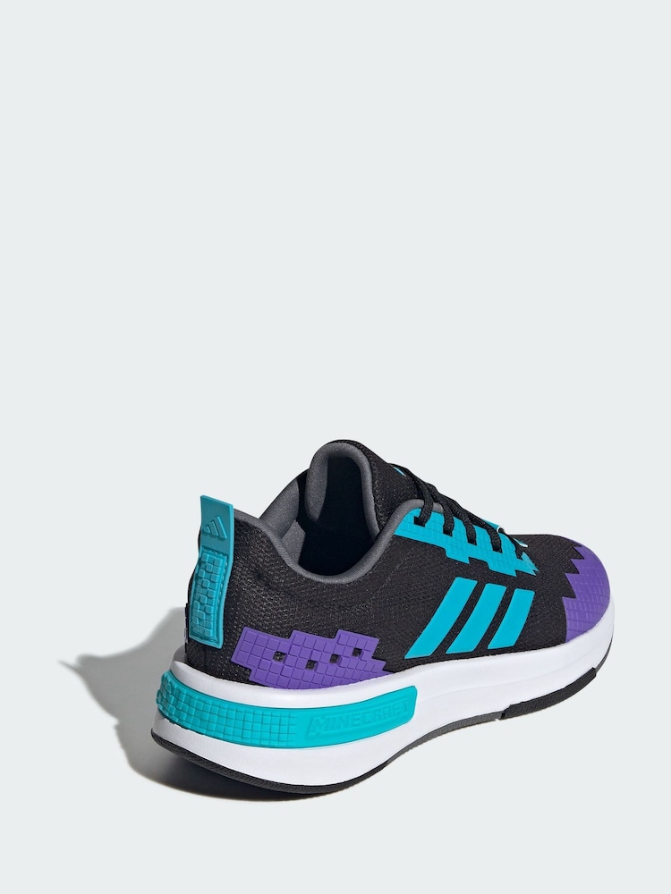 adidas Black Minecraft Pro Junior Shoes - Image 2 of 4
