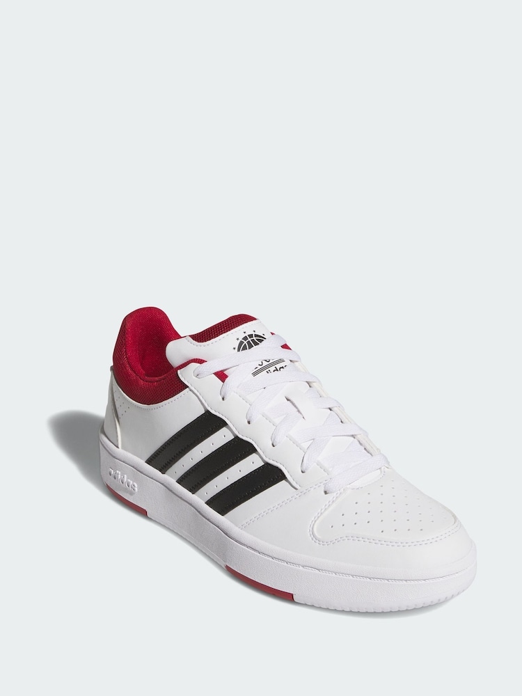 adidas White Hoops Classic Shoes - Image 1 of 4