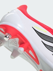 adidas Red Predator League Fold-Over Tongue Soft Ground Football Boots - Image 3 of 4