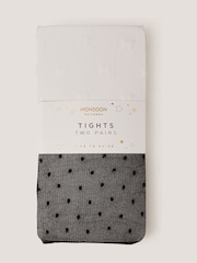 حزمة من 2 كولونات شفافة بتفاصيل فيونكة من Monsoon - Image 2 of 3