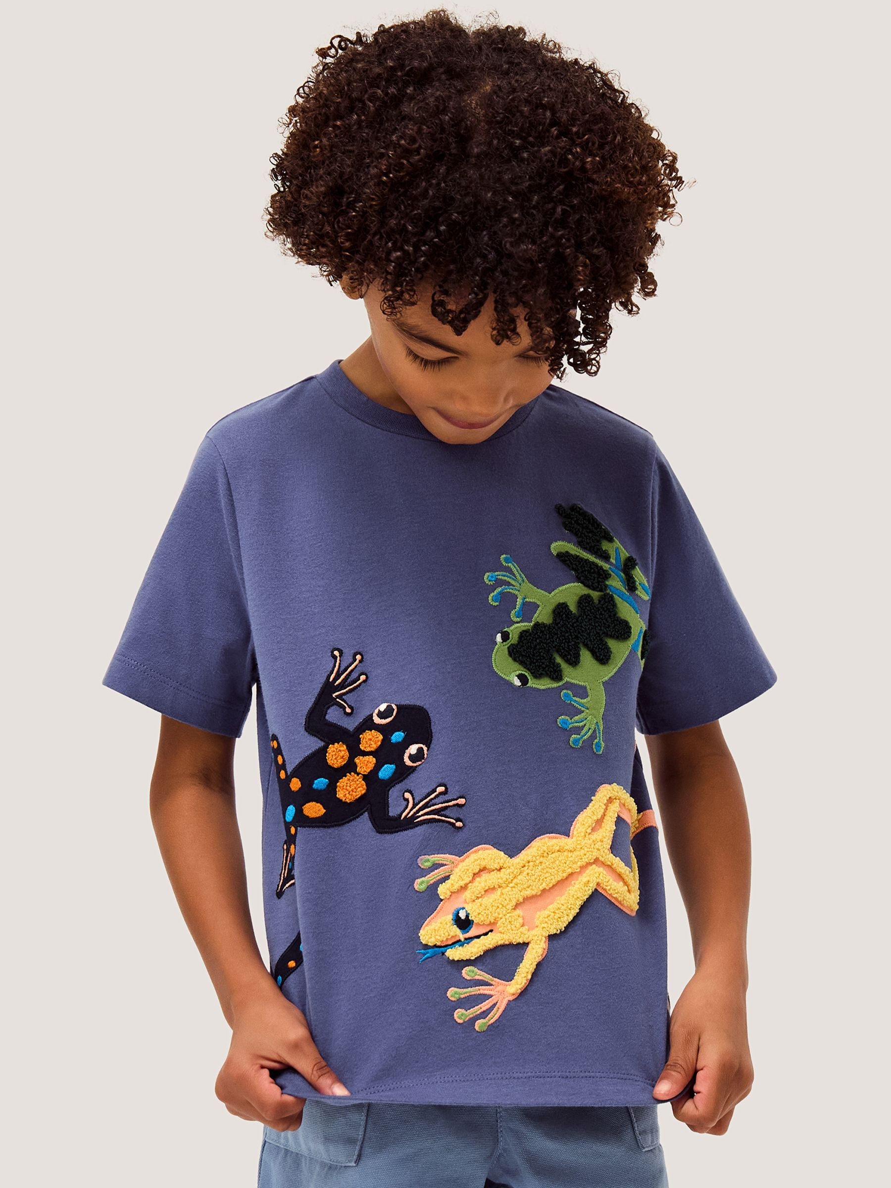 Monsoon Blue Flying Frog T-Shirt